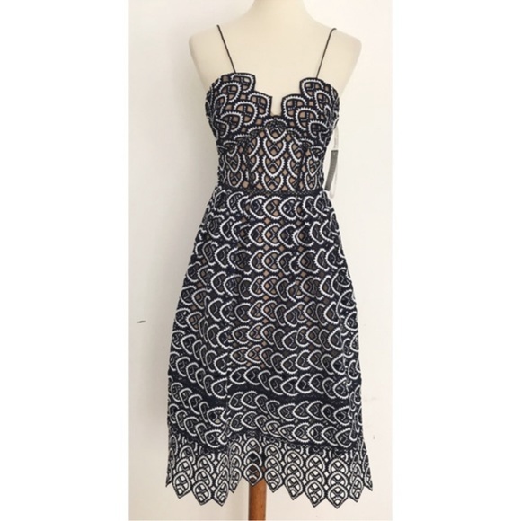 NWT Self-Portrait Sweetheart Azaelea Lace Dress 2 - Picture 4 of 4